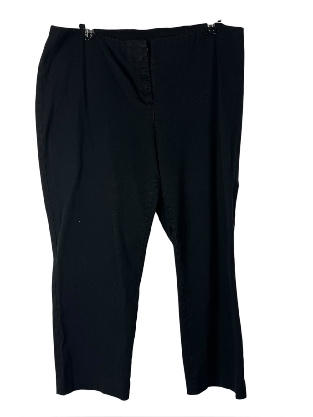 Alfani Black Cotton Ankle Crop Dress Pants 14